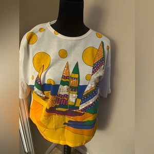 1980 vintage Western Connection novelty tee shirt soft womens size large